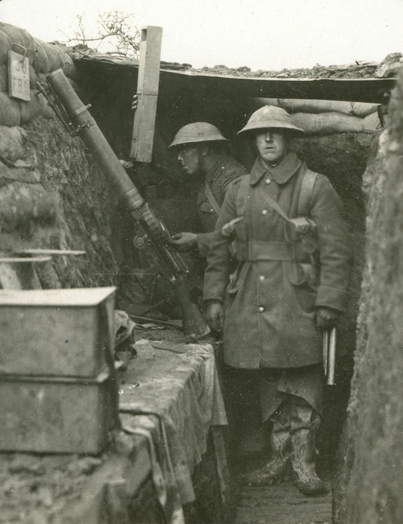 British first line trench